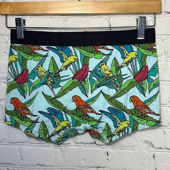Meundies Men’s Bird Print Boxer Briefs size Medium New without tags Micromodal - Picture 3 of 5